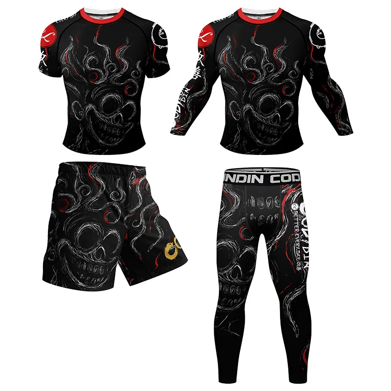 Men's MMA BJJ Muay Thai Rashguard Fitness Workout Training Gym Clothing Basketball Jersey Running Sportswear Boxing Tracksuit
Men's MMA BJJ Muay Thai Rashguard Fitness Workout Training Gym Clothing Basketball Jersey Running Sportswear Boxing Tracksuit
