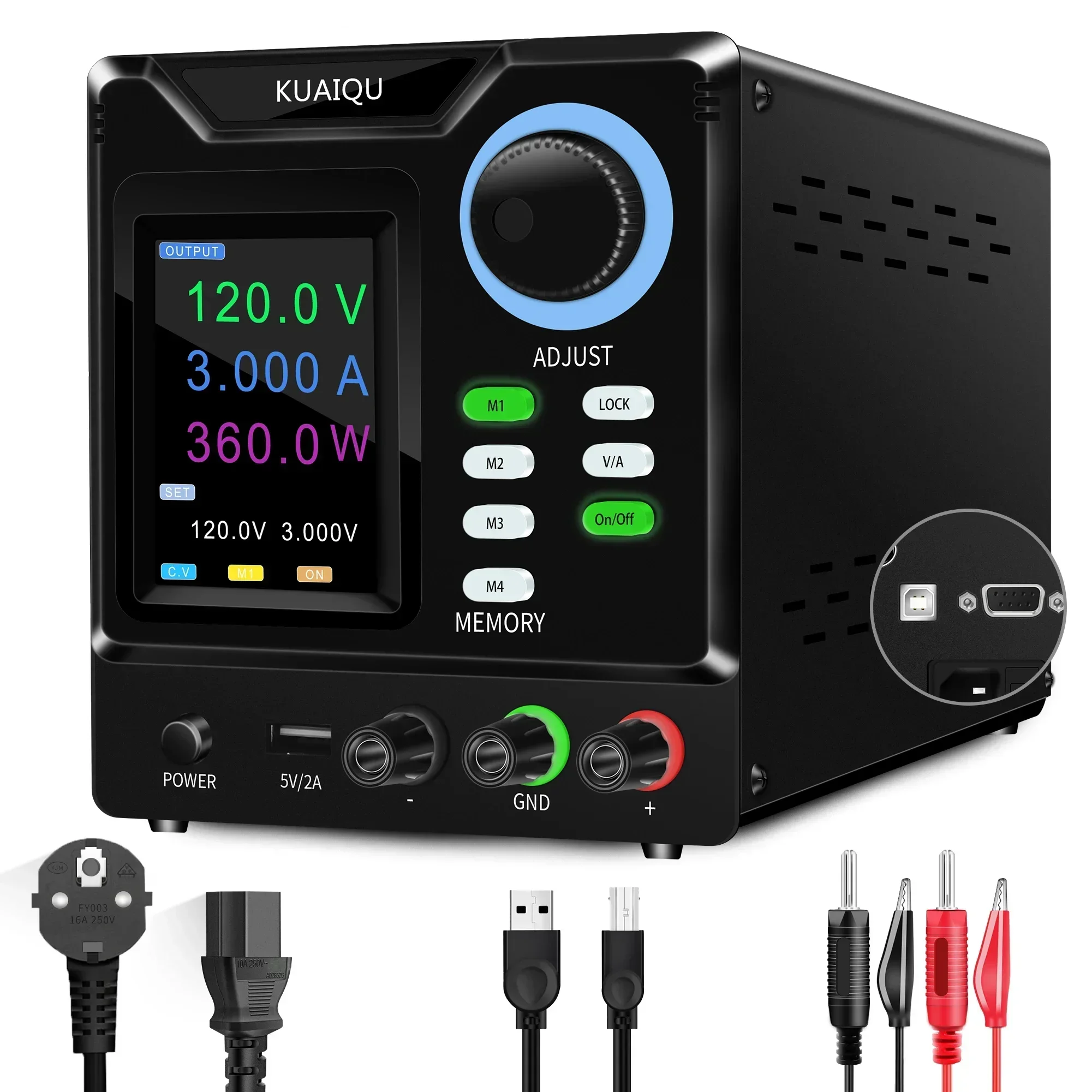 Hot SalesHot SalesSPPS-D1203 360W 120V 3A Regulated Lab Switching DC Power Supply Adjustable Voltage Memory With RS232 Power Sup
Hot SalesHot SalesSPPS-D1203 360W 120V 3A Regulated Lab Switching DC Power Supply Adjustable Voltage Memory With RS232 Power Sup