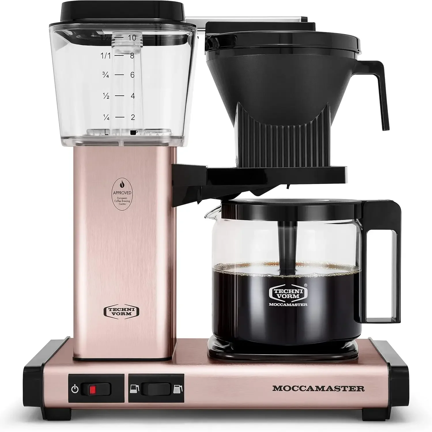 Moccamaster 53935 KBGV Select 10-Cup Coffee Maker, Rose Gold, 40 ounce, 1.25l
Moccamaster 53935 KBGV Select 10-Cup Coffee Maker, Rose Gold, 40 ounce, 1.25l