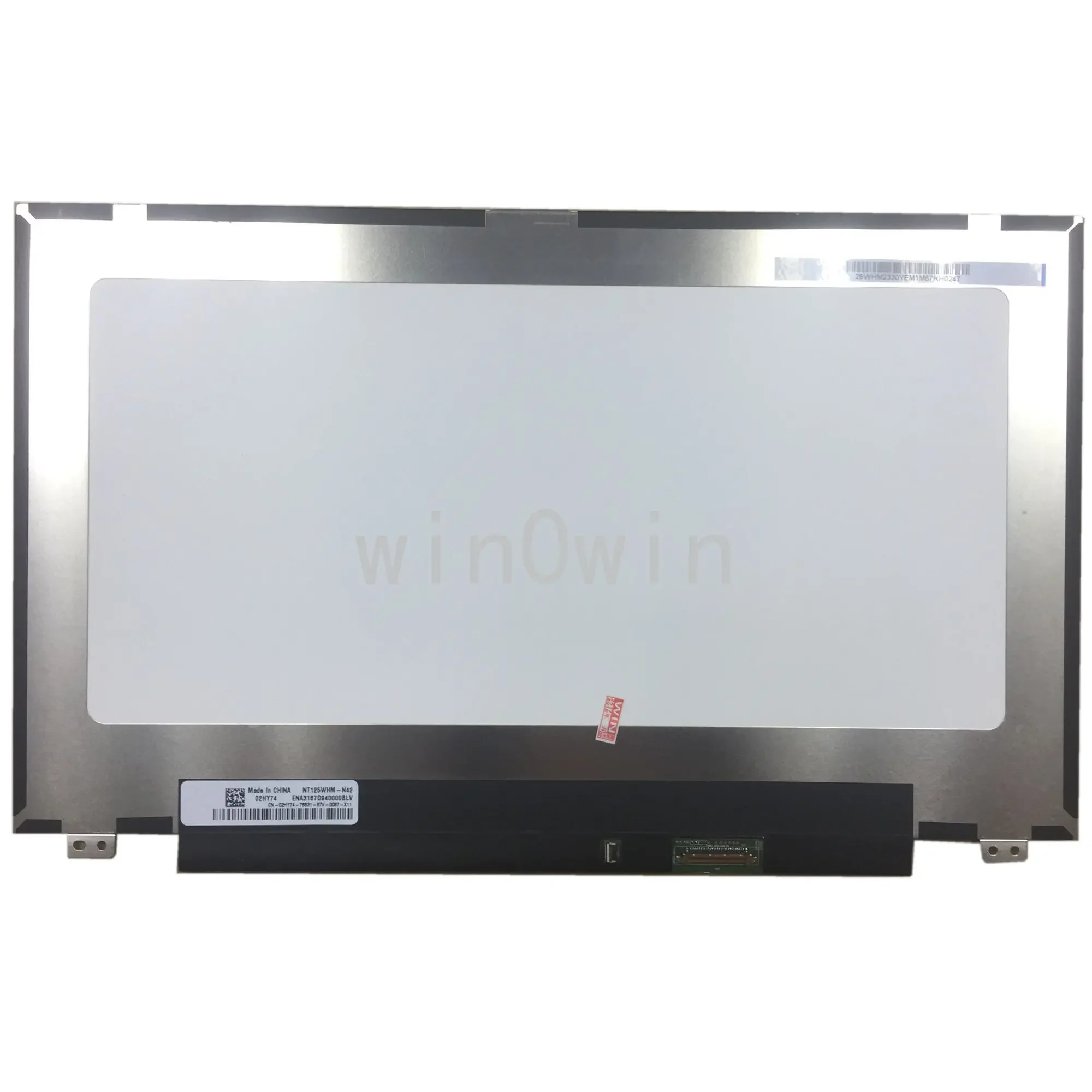 NT125WHM-N42 fit B125XTN01.0 12.5"LED LCD Screen eDP 30pins Display Panel with 2 Special Screw Holes
NT125WHM-N42 fit B125XTN01.0 12.5"LED LCD Screen eDP 30pins Display Panel with 2 Special Screw Holes