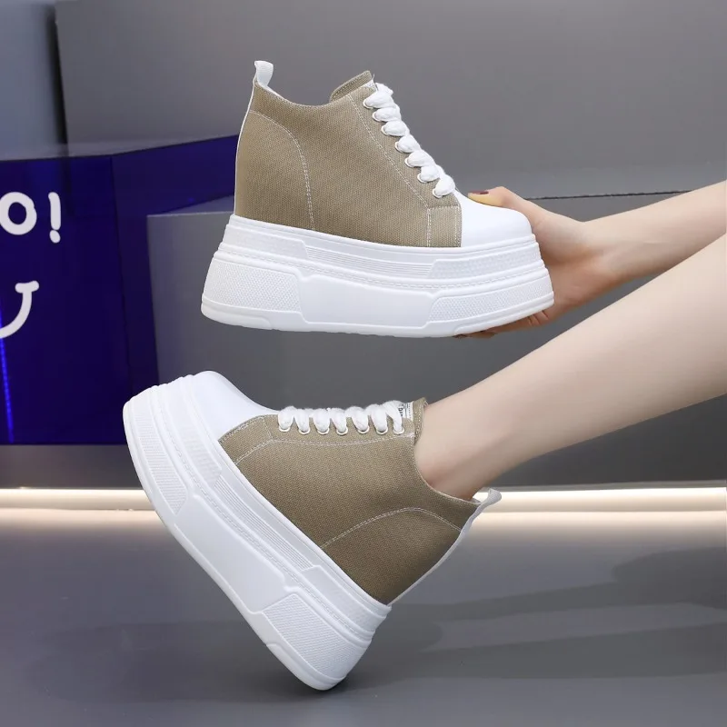 2026 12cm High Platform Shoes Women Autumn Chunky Sneakers Designer Thick Sole Leather Sports Shoes Breathable Sneakers Woman
2026 12cm High Platform Shoes Women Autumn Chunky Sneakers Designer Thick Sole Leather Sports Shoes Breathable Sneakers Woman