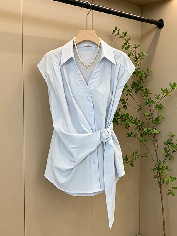 Summer 2026 Casual Versatile Korean Design V-Neck plus Size Shirt Slimming Sleeveless Top for plus Size Women Breathable Skin...
Summer 2026 Casual Versatile Korean Design V-Neck plus Size Shirt Slimming Sleeveless Top for plus Size Women Breathable Skin...