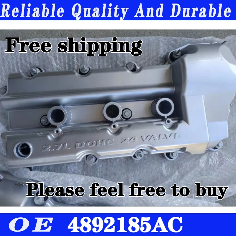 High quality Aluminum Valve Cover for Chrysler 300 Sebring Dodge Avenger Charger 2.7L 4892185AC,4892185AB,4892186AB,4892186AA
High quality Aluminum Valve Cover for Chrysler 300 Sebring Dodge Avenger Charger 2.7L 4892185AC,4892185AB,4892186AB,4892186AA