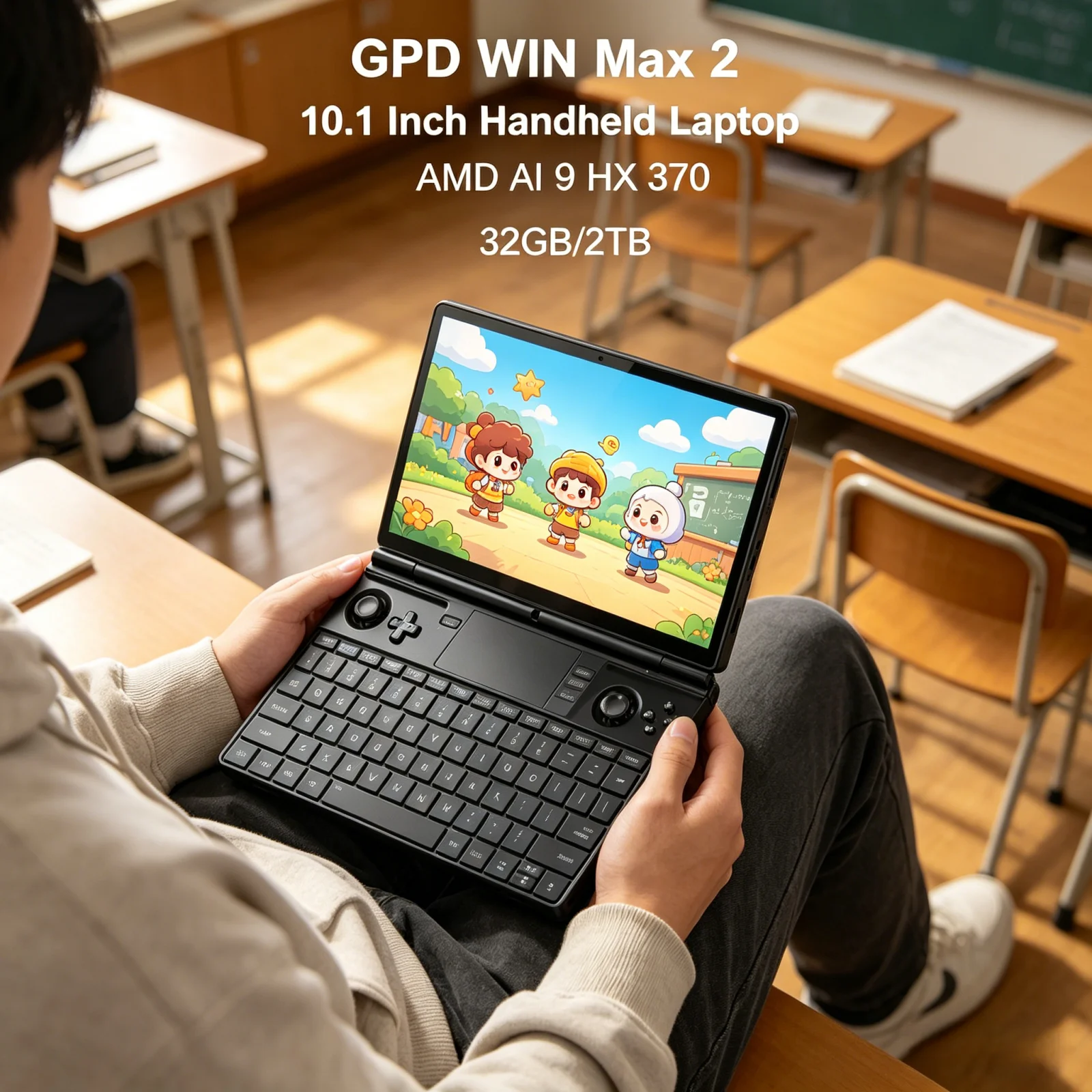 Игровой ноутбук GPD WIN Max 2 2026: процессор AMD 8840U AI9 HX370, 32 ГБ ОЗУ, SSD 1 ТБ/2 ТБ, высокопроизводительный портативный игровой ноутбук
Игровой ноутбук GPD WIN Max 2 2026: процессор AMD 8840U AI9 HX370, 32 ГБ ОЗУ, SSD 1 ТБ/2 ТБ, высокопроизводительный портативный игровой ноутбук