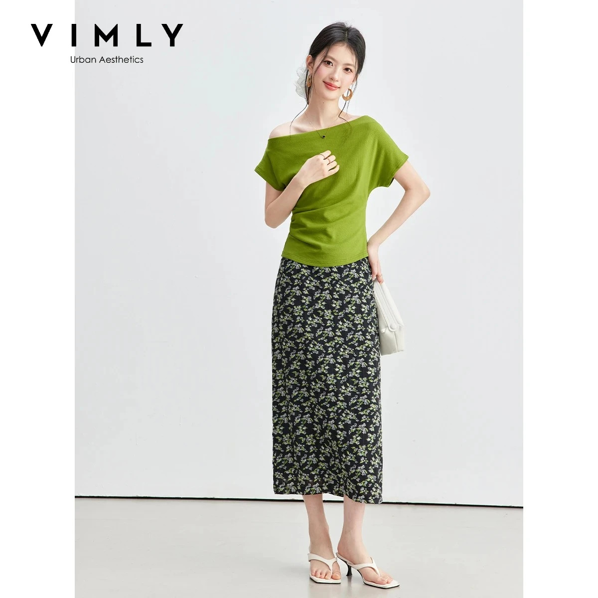 VIMLY Casual French Two-Piece Womens Matching Sets 2026 Summer Off-Shoulder Top Floral Print Skirt Elegant Commute Outfit 31008
VIMLY Casual French Two-Piece Womens Matching Sets 2026 Summer Off-Shoulder Top Floral Print Skirt Elegant Commute Outfit 31008