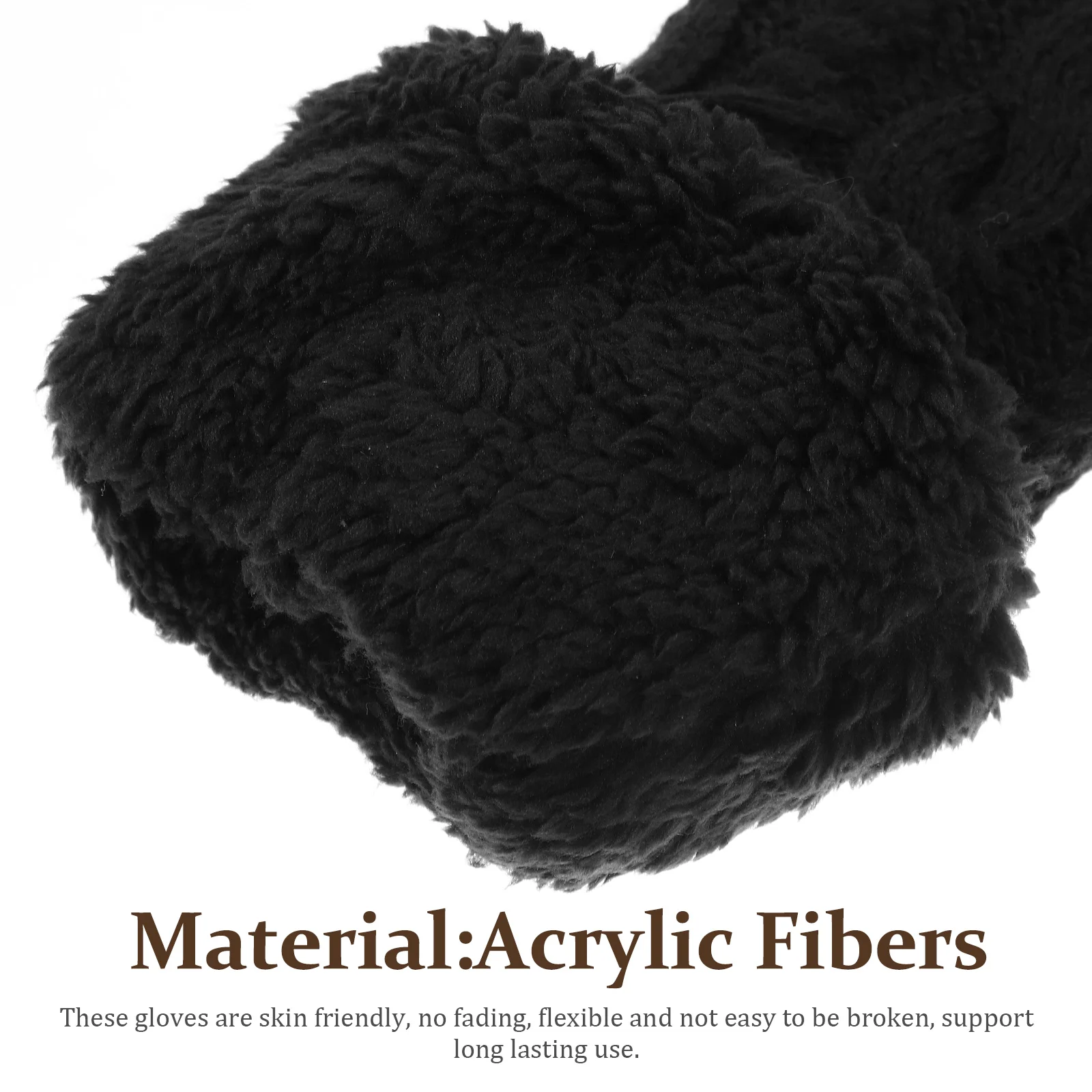 1 Pair Hand-Woven Acrylic Winter Gloves Thickened Warm Stretchable Comfortable Outdoor Mittens For Skiing Snowboarding Ice
1 Pair Hand-Woven Acrylic Winter Gloves Thickened Warm Stretchable Comfortable Outdoor Mittens For Skiing Snowboarding Ice