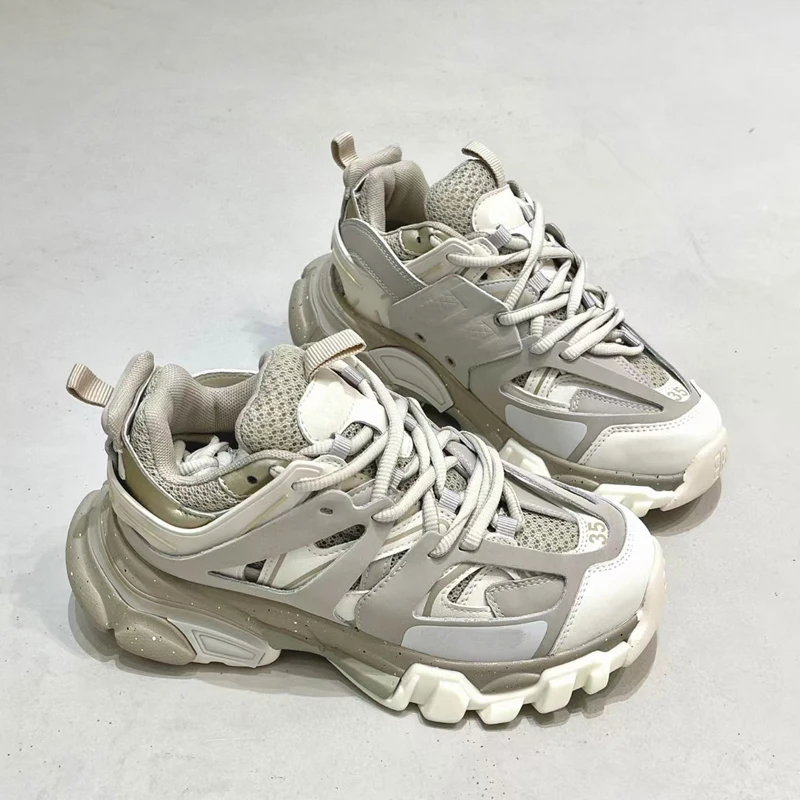 Paris Third Generation Thick Bottom Dad Shoes Women's Genuine Leather Ultra Light Casual Breathable Street Style Sport Shoes
Paris Third Generation Thick Bottom Dad Shoes Women's Genuine Leather Ultra Light Casual Breathable Street Style Sport Shoes