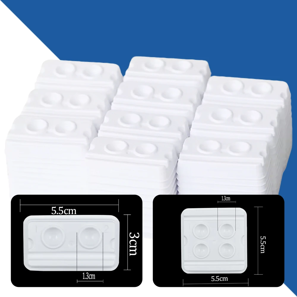 100 шт. одноразовых стоматологических смесительных лотков с 2 или 4 отсеками, белые палетки для зуботехнических лабораторий, одноразовые лотки для оттисков и композита
100 шт. одноразовых стоматологических смесительных лотков с 2 или 4 отсеками, белые палетки для зуботехнических лабораторий, одноразовые лотки для оттисков и композита