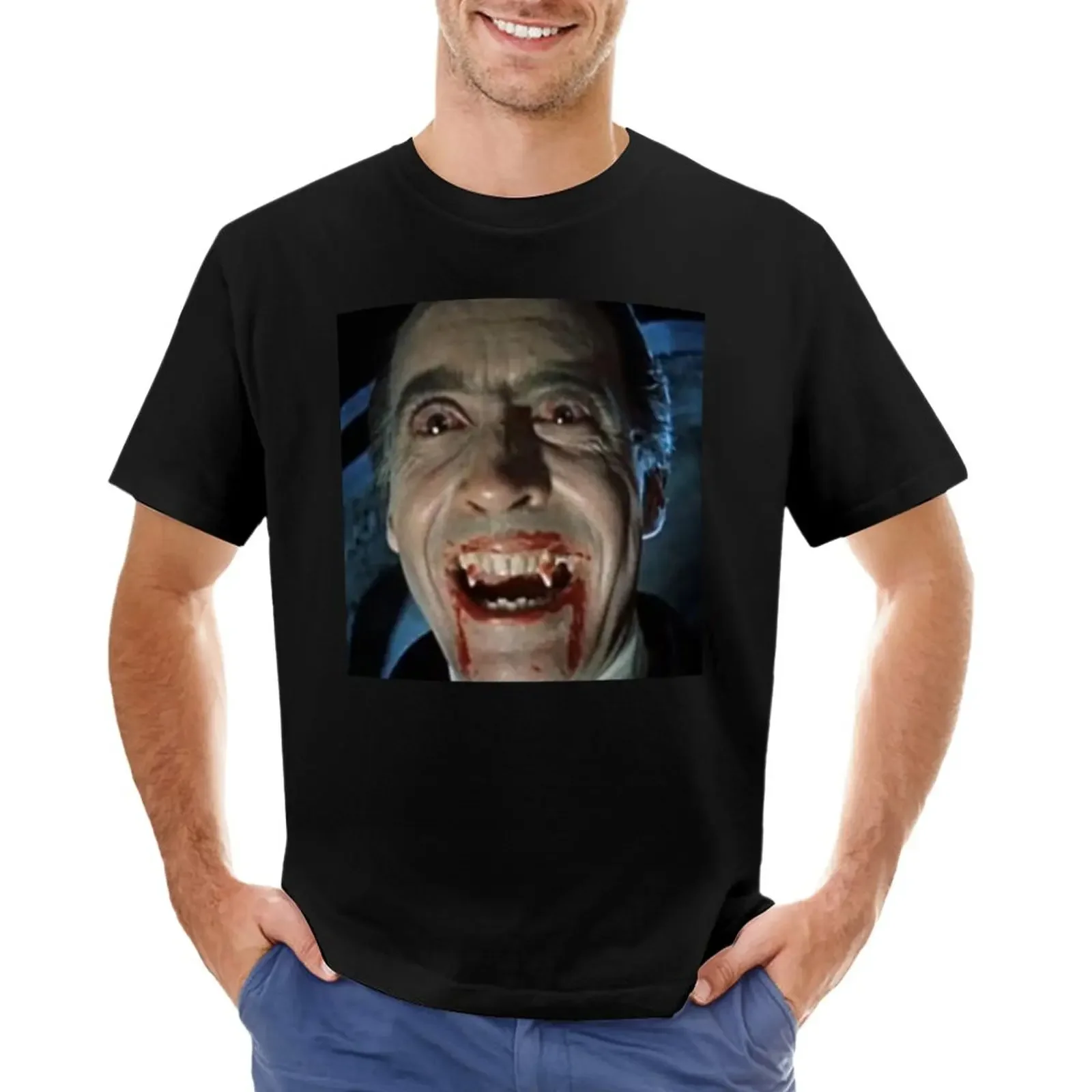 VAMPIRE. DRACULA. Christopher Lee as the title character in Dracula.1958. T-Shirt T-Shirt oversized blanks sweat shirts, men
VAMPIRE. DRACULA. Christopher Lee as the title character in Dracula.1958. T-Shirt T-Shirt oversized blanks sweat shirts, men
