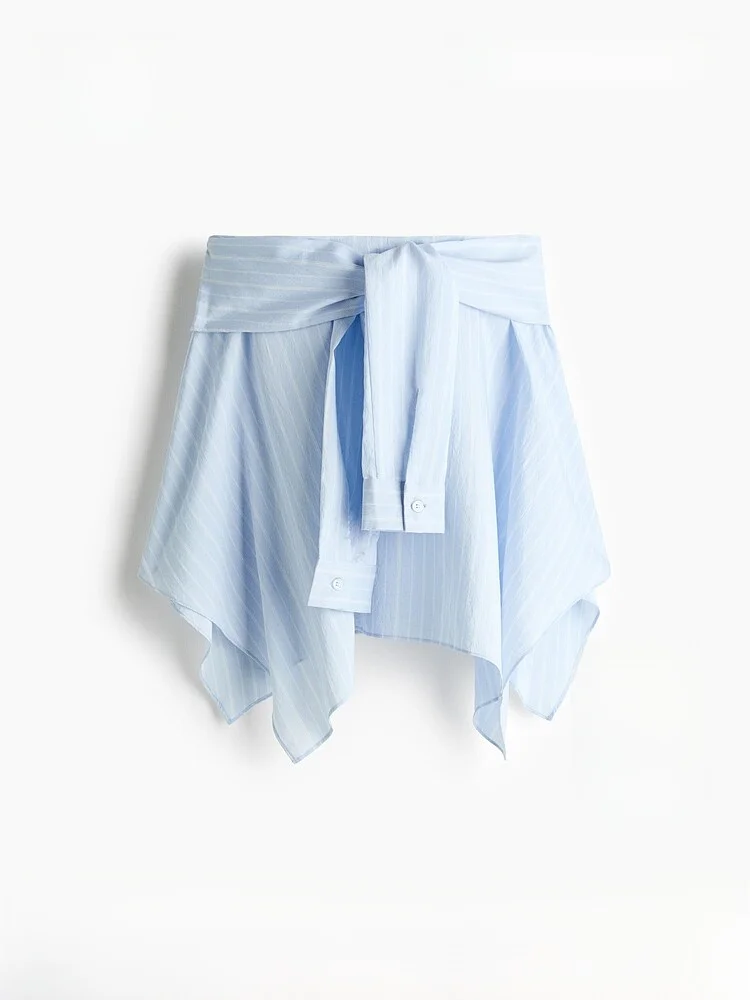Summer New Women's Halter Neck Dress Decorative Handkerchief Skirt Loose Fit mid Waist Asymmetrical Hemline
Summer New Women's Halter Neck Dress Decorative Handkerchief Skirt Loose Fit mid Waist Asymmetrical Hemline