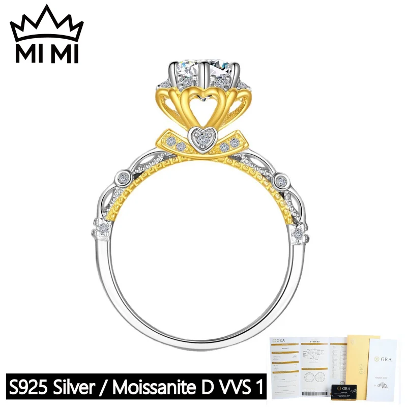 Mi Mi 925 sterling silver GRA certified 1ct moissanite bridal bouquet Princess ring adjustable women jewelry gift box
Mi Mi 925 sterling silver GRA certified 1ct moissanite bridal bouquet Princess ring adjustable women jewelry gift box