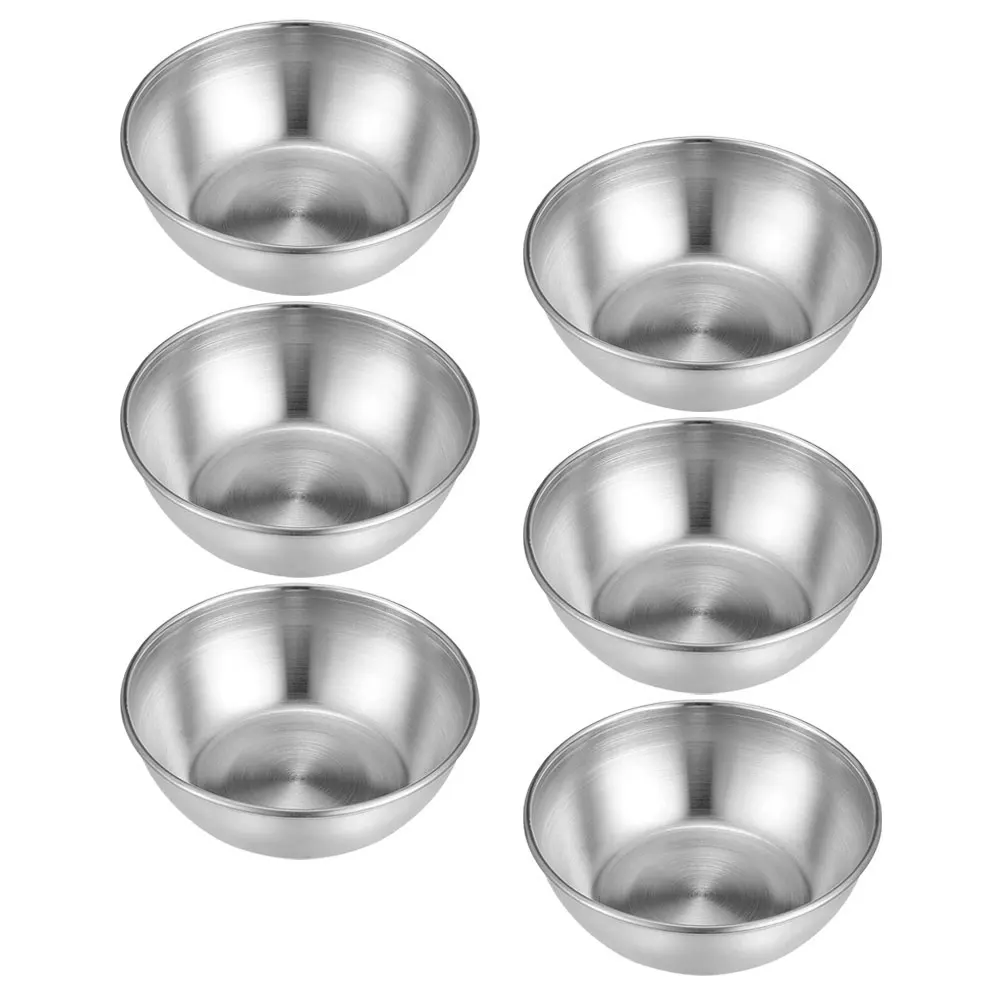 6Pcs Stainless Steel Small Round Mini Appetizer Bowls Sauce Dipping Bowls Soy Sauce Seasoning for Kitchen Restaurant Serving 
6Pcs Stainless Steel Small Round Mini Appetizer Bowls Sauce Dipping Bowls Soy Sauce Seasoning for Kitchen Restaurant Serving