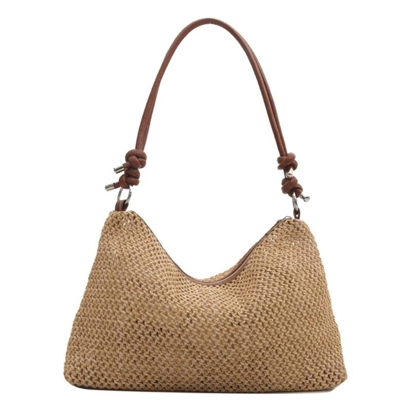 652F Stylish Woven Beach Bag Lightweight And Practical Handbag Shoulder Bag Casual Crossbody Purse for Shopping Or Travel
652F Stylish Woven Beach Bag Lightweight And Practical Handbag Shoulder Bag Casual Crossbody Purse for Shopping Or Travel