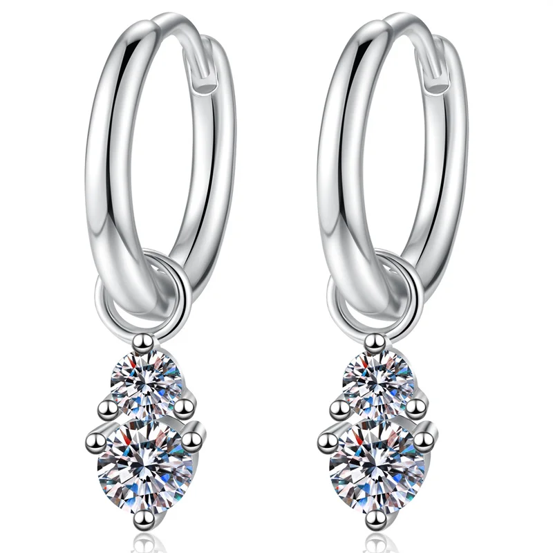 E370 Lefei Fashion Color D Diamond-set Classic Moissanite Design Double Wear Eye Earring For Women 925 Silver Party Jewelry Gift
E370 Lefei Fashion Color D Diamond-set Classic Moissanite Design Double Wear Eye Earring For Women 925 Silver Party Jewelry Gift