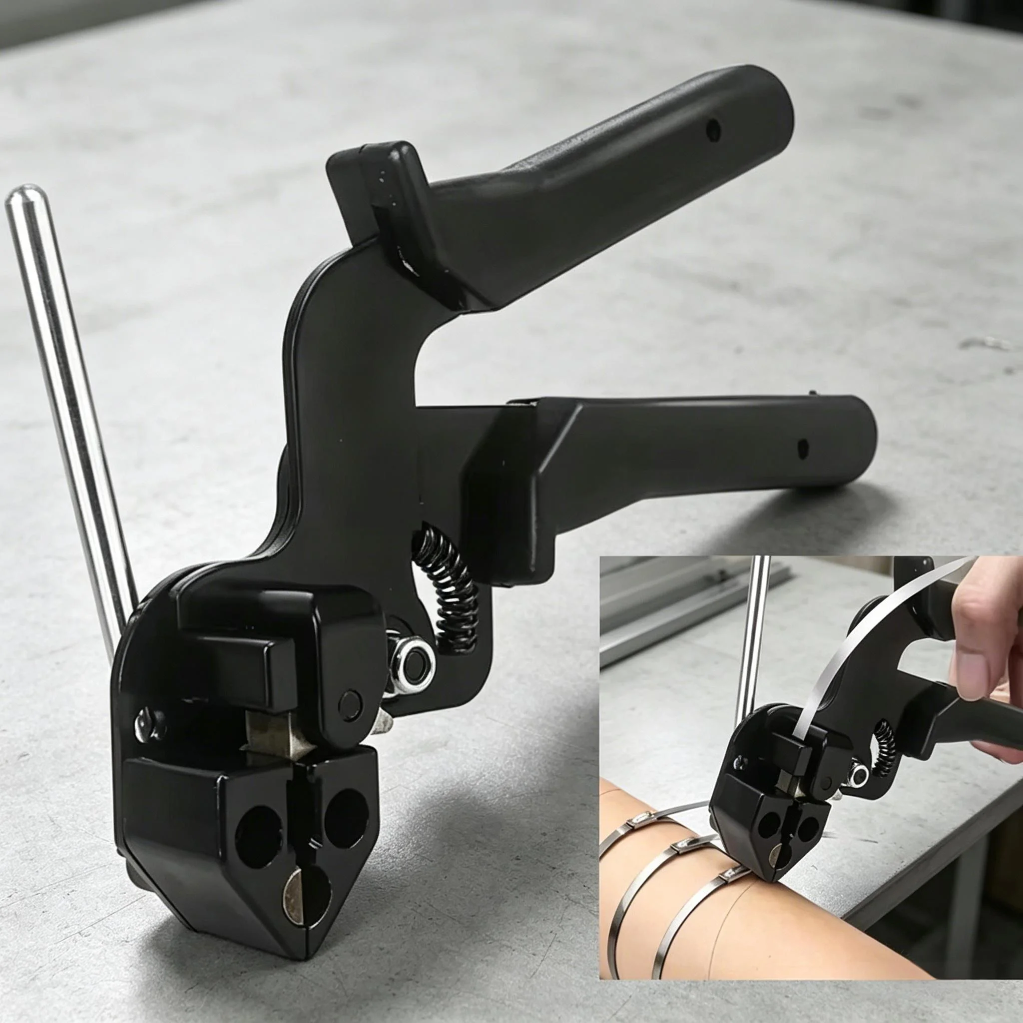 High Strength Cable 304 Stainless Steel Cable Tie Pliers Weather Resistant Fastening Tool Multifunctional Self-Locking
High Strength Cable 304 Stainless Steel Cable Tie Pliers Weather Resistant Fastening Tool Multifunctional Self-Locking