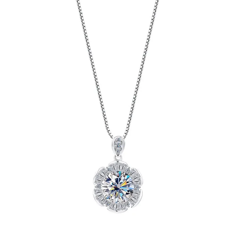 ZFSILVER модные модные классические 925 серебряного цвета D белого цвета 2 карата муассанит ожерелья с цветами подвески женские вечерние ювелирные изделия подарки MS-631
ZFSILVER модные модные классические 925 серебряного цвета D белого цвета 2 карата муассанит ожерелья с цветами подвески женские вечерние ювелирные изделия подарки MS-631
