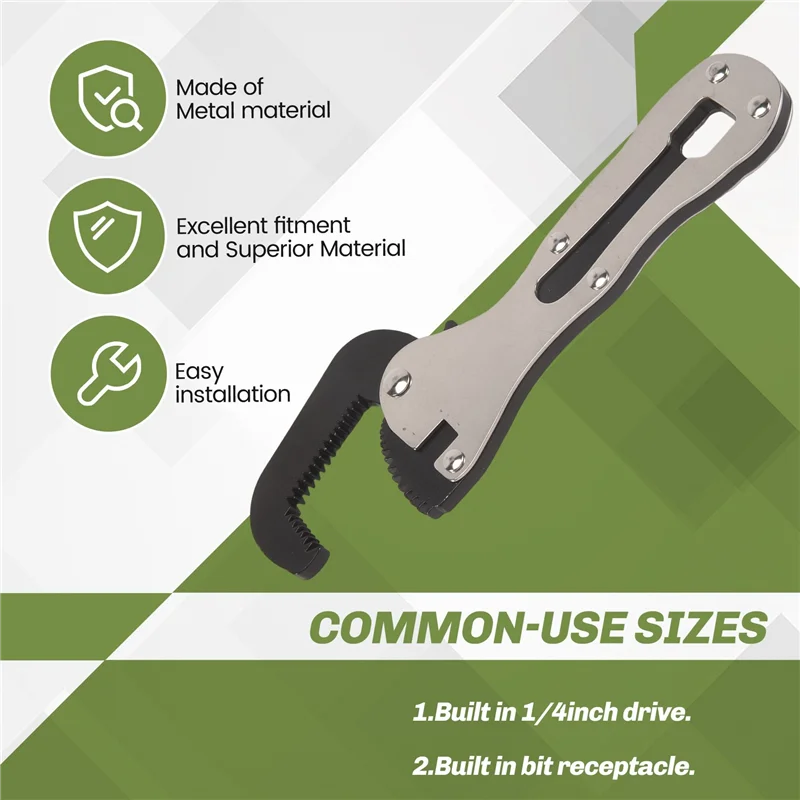 AB66-2X The Mini Stubby, Mini Stubby Pipe Vise Wrench, Mini Self Adjusting Wrench, Size, 2 In 1 Wrench Tool For Tight Spaces
AB66-2X The Mini Stubby, Mini Stubby Pipe Vise Wrench, Mini Self Adjusting Wrench, Size, 2 In 1 Wrench Tool For Tight Spaces
