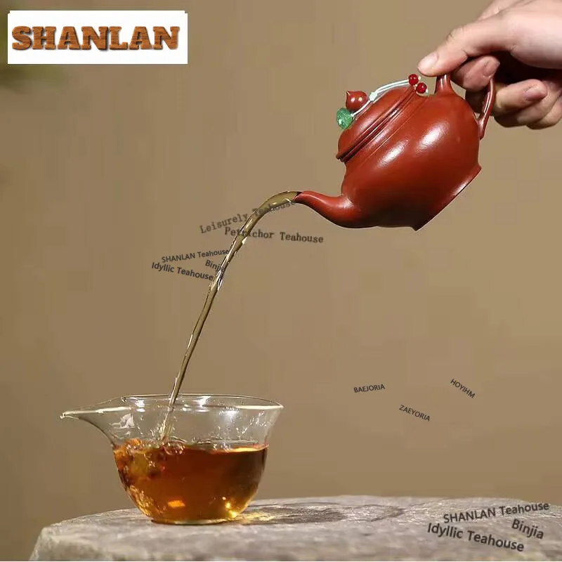 190ml Creative Yixing Purple Clay Teapots Handmade Laughing Sakura Pot Raw Ore Zhu Mud Tea Maker Kettle Chinese Zisha Tea Set
190ml Creative Yixing Purple Clay Teapots Handmade Laughing Sakura Pot Raw Ore Zhu Mud Tea Maker Kettle Chinese Zisha Tea Set