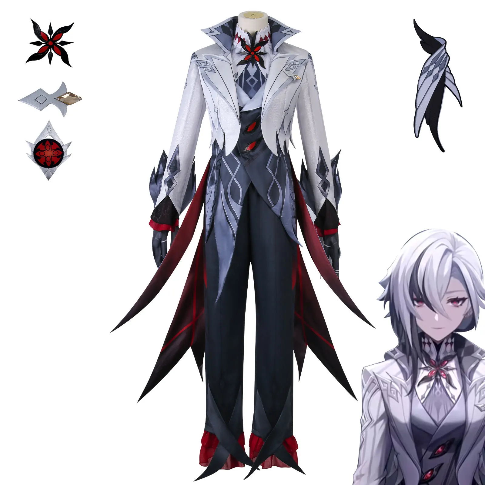 Harlequin Cosplay Costume Genshin Impact Fatui The Knave Harlequin Uniform Eleven Fatui Harbingers Arlecchino Outfit
Harlequin Cosplay Costume Genshin Impact Fatui The Knave Harlequin Uniform Eleven Fatui Harbingers Arlecchino Outfit