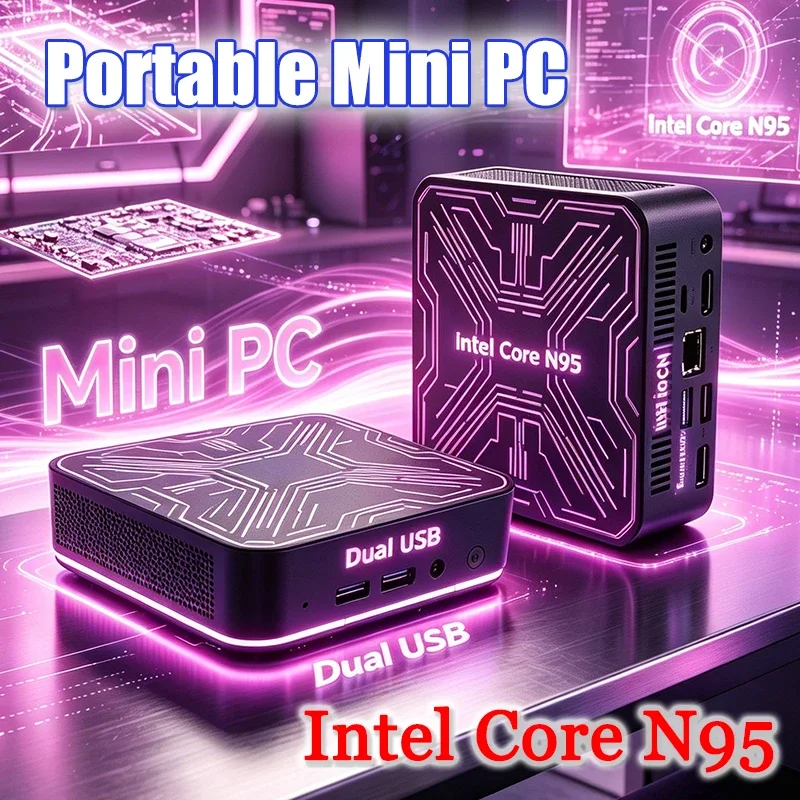 New Mini PC Intel Core N95 Multi-purpose Portable Mini PC 16GB 512GB RAM SSD Gaming Computer for Daily Home and Office Work
New Mini PC Intel Core N95 Multi-purpose Portable Mini PC 16GB 512GB RAM SSD Gaming Computer for Daily Home and Office Work