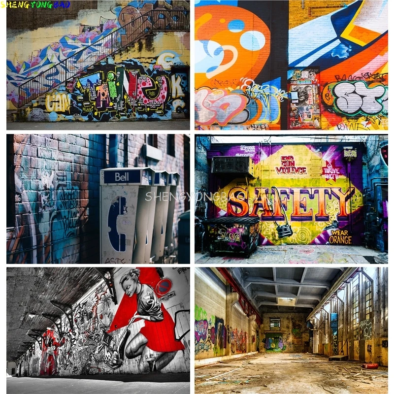 Vinyl Custom Graffiti Brick Wall Theme Photography Backdrops Baby Portrait Photo Background Studio Prop 21810TUY-03
Vinyl Custom Graffiti Brick Wall Theme Photography Backdrops Baby Portrait Photo Background Studio Prop 21810TUY-03