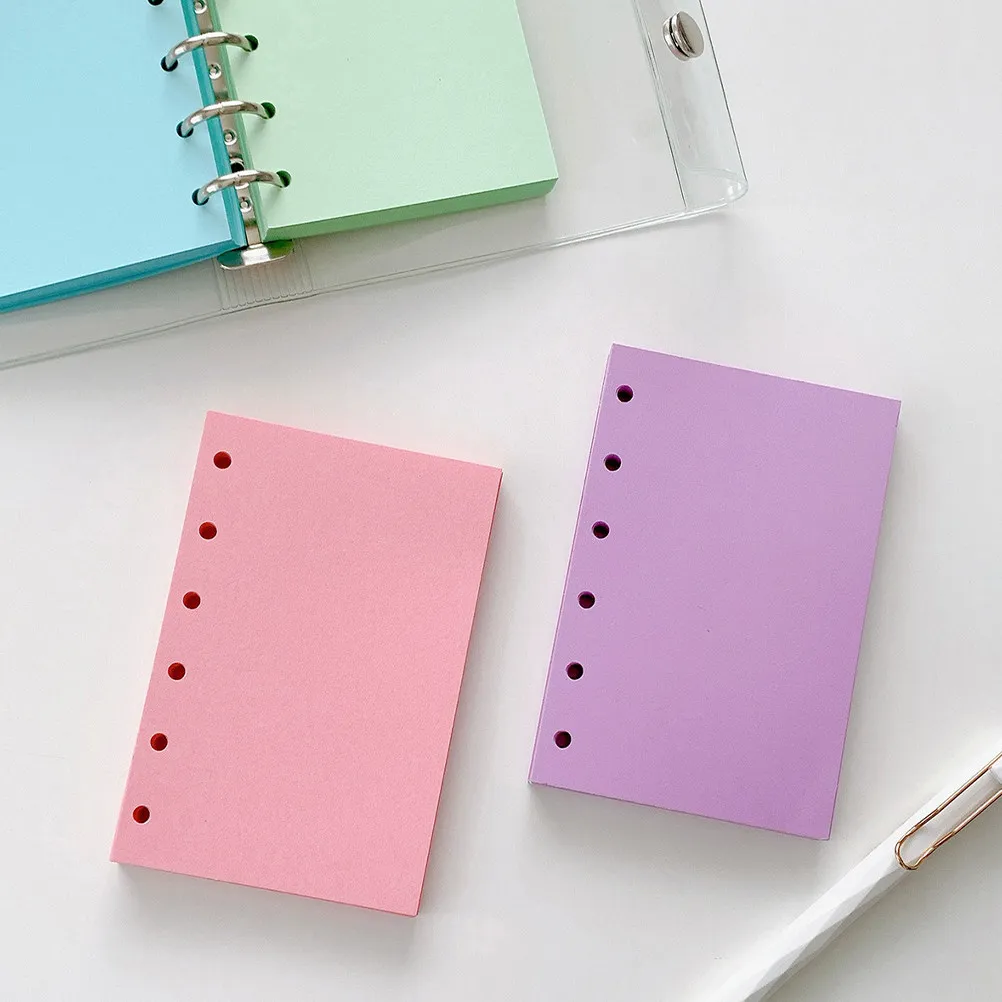 250 Pages Color Loose Leaf Notebook Paper 6 Hole Binder Planner Refillable Organizer Diary School Office Ring Binder Inserts
250 Pages Color Loose Leaf Notebook Paper 6 Hole Binder Planner Refillable Organizer Diary School Office Ring Binder Inserts