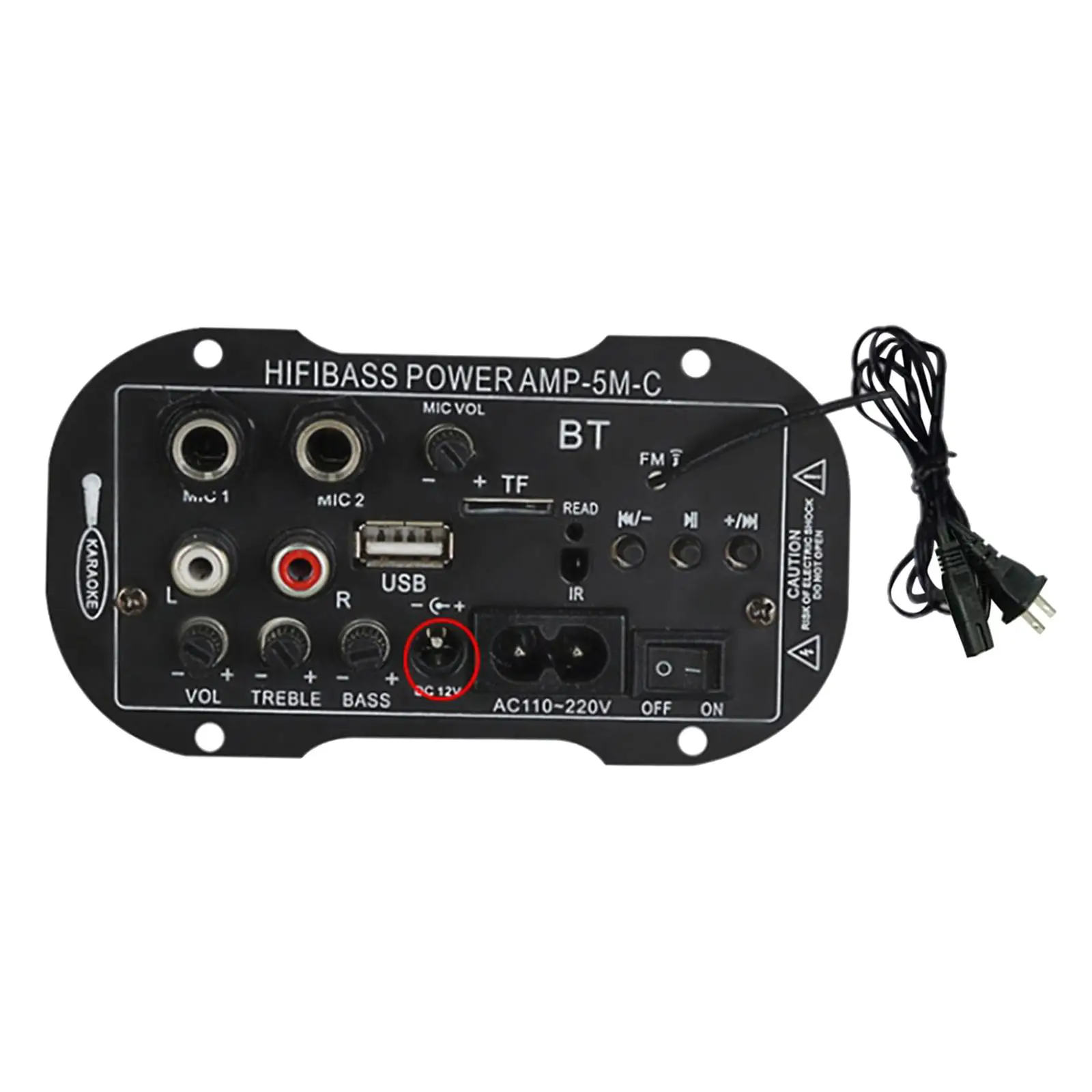 Car Audio Board Mini Amplifier Boosted Class D Sound Board with USB TF MP3 Player for Subwoofer Speaker
Car Audio Board Mini Amplifier Boosted Class D Sound Board with USB TF MP3 Player for Subwoofer Speaker