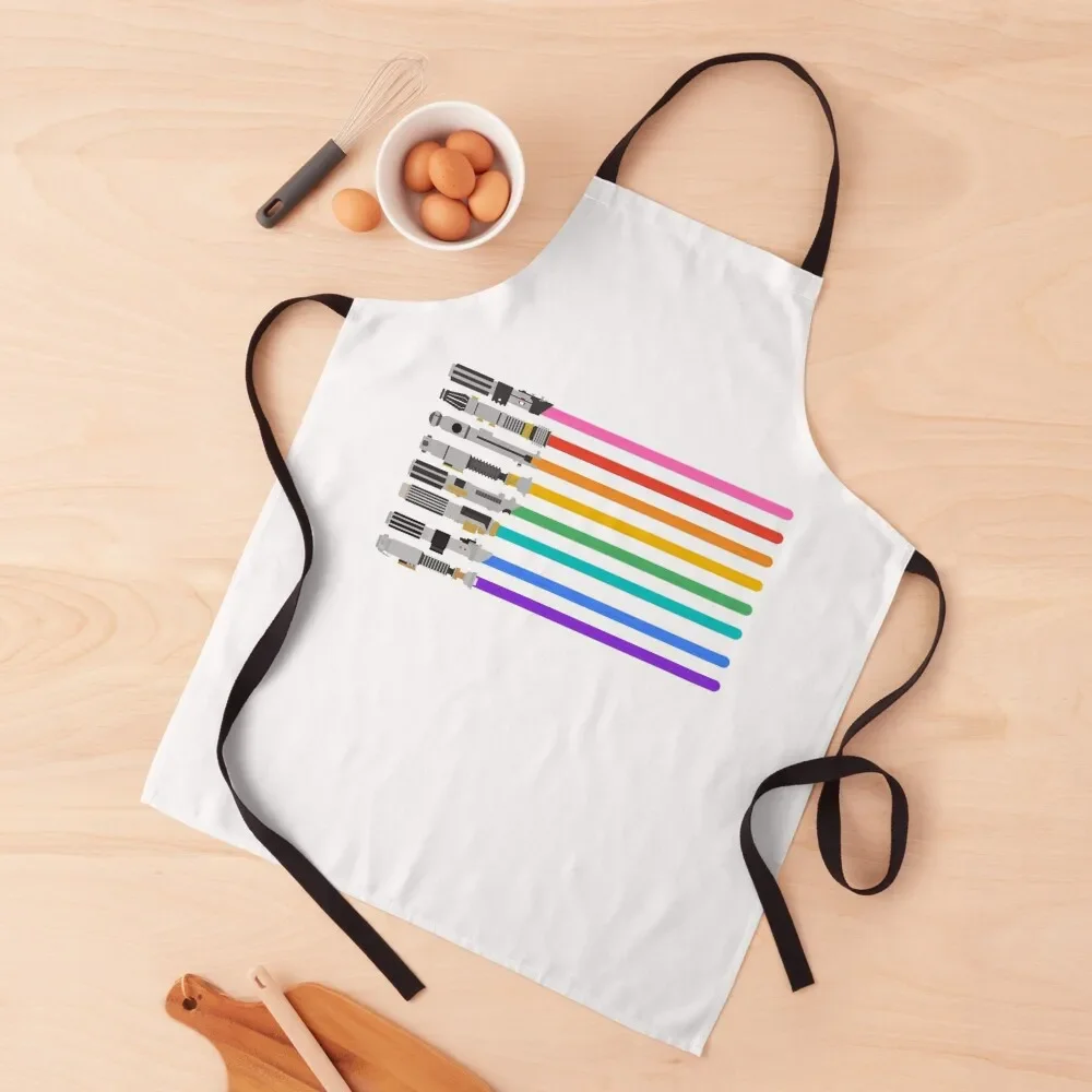 Pride Lightsabers Apron home women Cleaning Products For Home kindergarten teacher Cute Kitchen Apron 
Pride Lightsabers Apron home women Cleaning Products For Home kindergarten teacher Cute Kitchen Apron