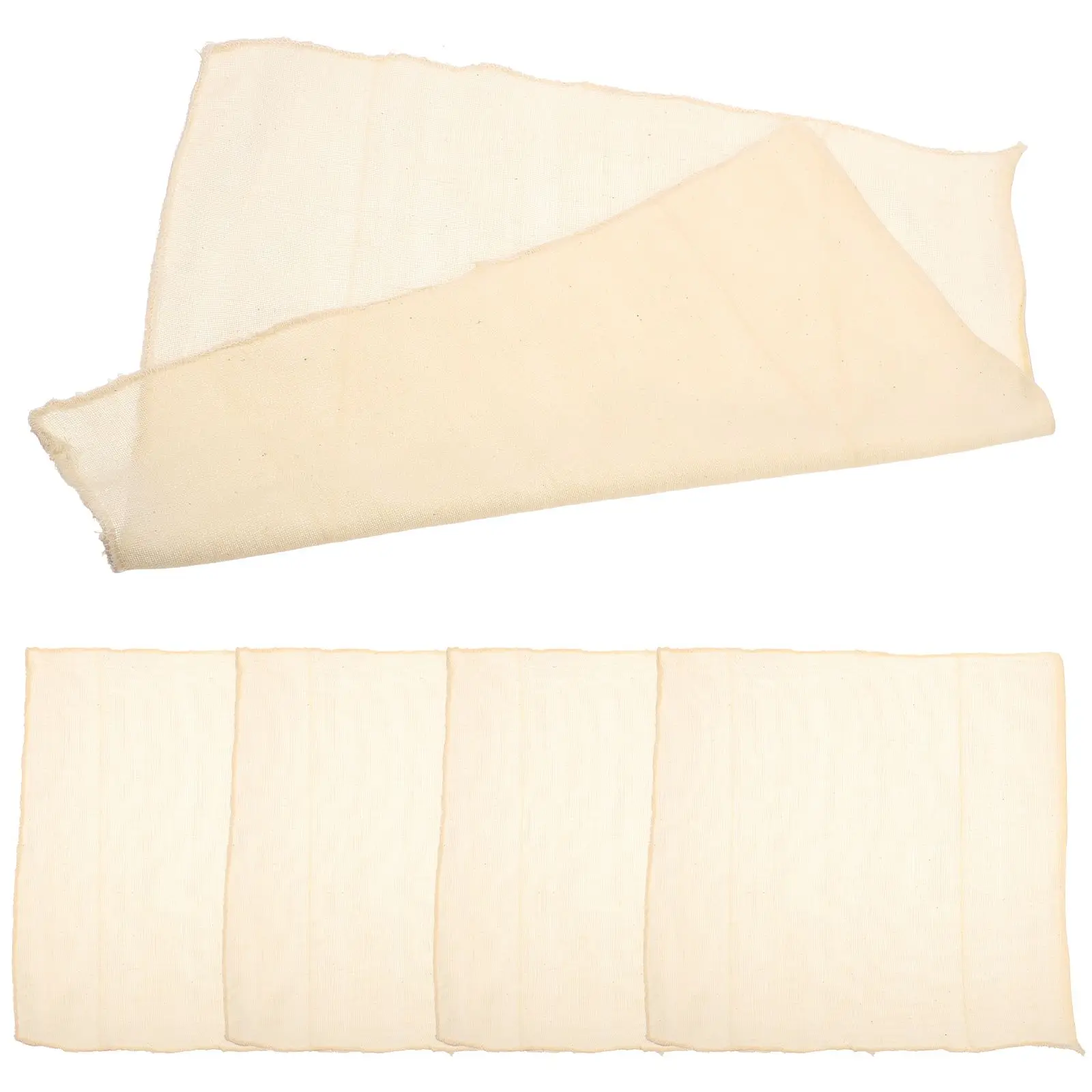 5PCS Pure Cotton Gauze 40x40 Hemmed Reusable Cheesecloth Tofu Fabric Muslin Cloth Straining Greek Yogurt Tofu Making
5PCS Pure Cotton Gauze 40x40 Hemmed Reusable Cheesecloth Tofu Fabric Muslin Cloth Straining Greek Yogurt Tofu Making