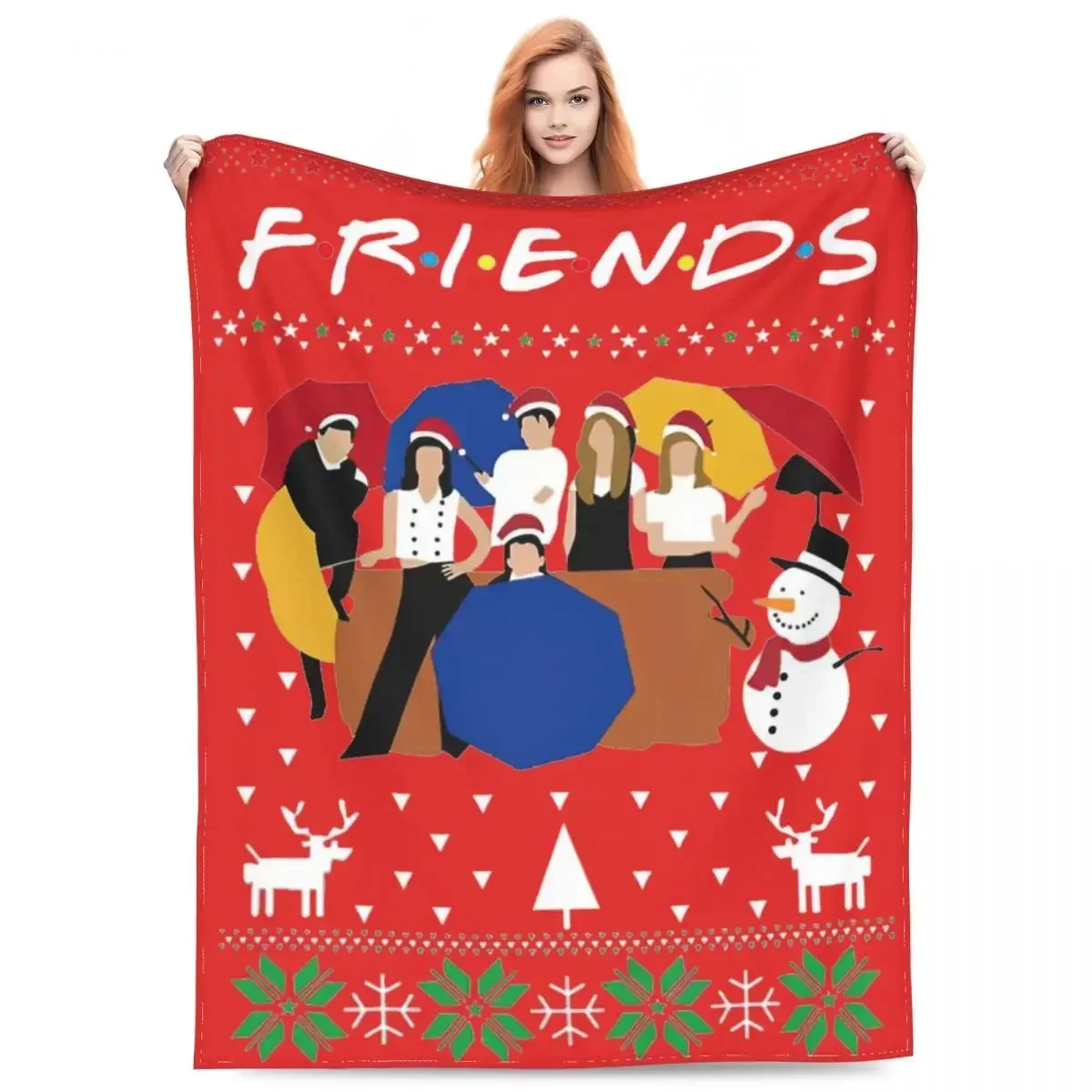 Multifunction Friends TV Show Christmas Blanket Merch Home Decorative Blanket Throw Super Soft Flannel for Outdoor
Multifunction Friends TV Show Christmas Blanket Merch Home Decorative Blanket Throw Super Soft Flannel for Outdoor