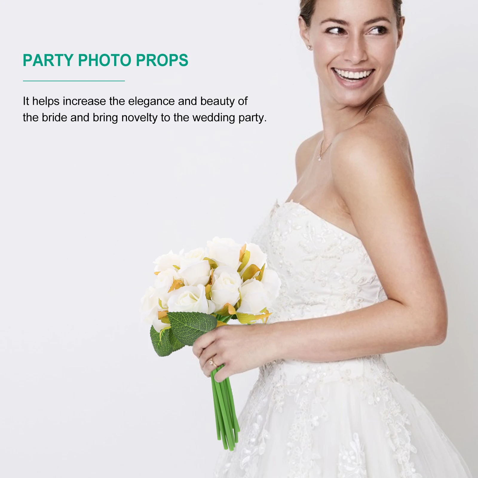 Wedding Bridal Bouquet Simulated Rose Artificial Flower Decor For Party Photo Props Lifelike Floral Arrangement Weather
Wedding Bridal Bouquet Simulated Rose Artificial Flower Decor For Party Photo Props Lifelike Floral Arrangement Weather