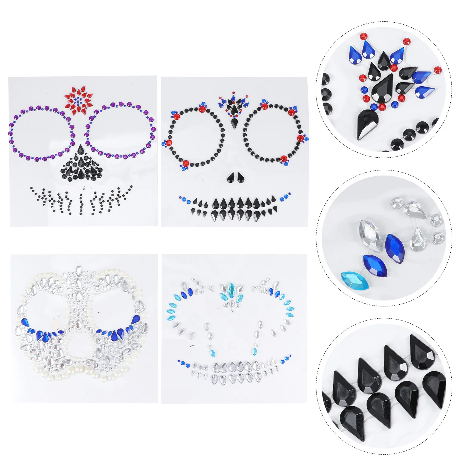 4 Pcs Halloween Acrylic Drill Tattoo Sticker Kid Stickers for Body Face Decoration Kids Rhinestone
4 Pcs Halloween Acrylic Drill Tattoo Sticker Kid Stickers for Body Face Decoration Kids Rhinestone