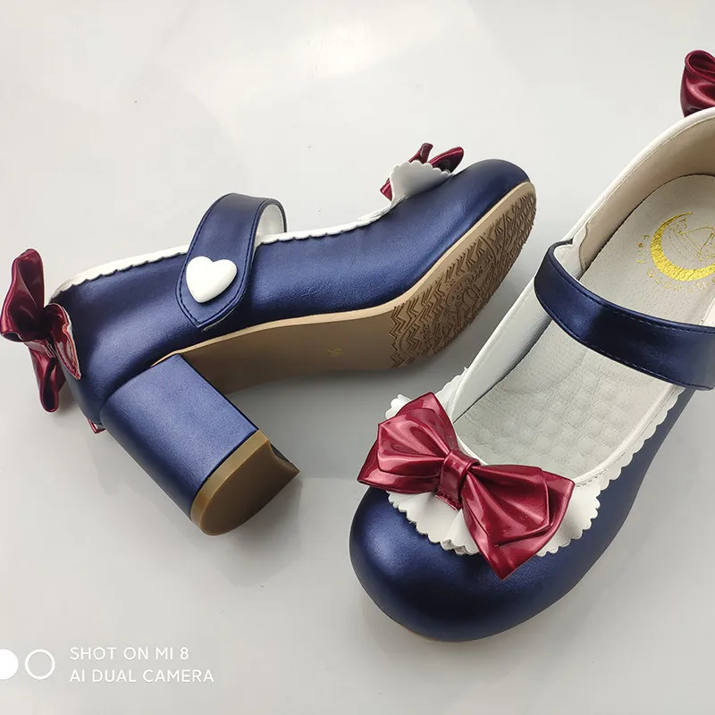 Japanese Original Color Matching High-heeled Mary Jane Shoes Women Lolita Bow Round Head Sweet Student Elegant Girl Shoes
Japanese Original Color Matching High-heeled Mary Jane Shoes Women Lolita Bow Round Head Sweet Student Elegant Girl Shoes