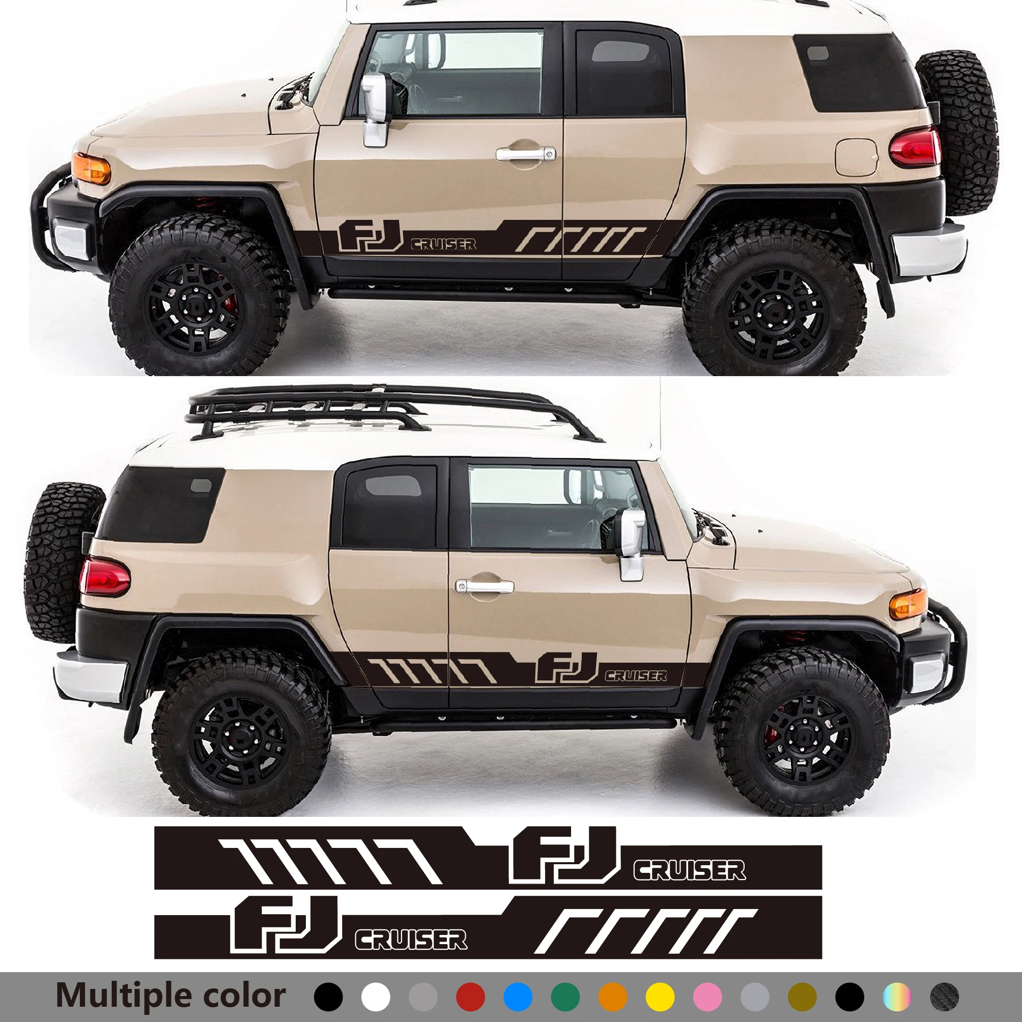 Car Door Side Stickers Apply for Toyota FJ CRUISER Graphics Long Strip Vinyl Film Decals Body Decoration Tuning Auto Accessories
Car Door Side Stickers Apply for Toyota FJ CRUISER Graphics Long Strip Vinyl Film Decals Body Decoration Tuning Auto Accessories
