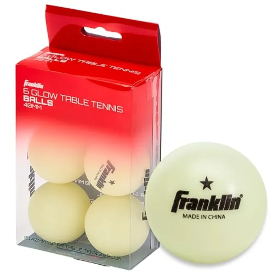 Glow in the Dark Ping Pong Balls - Official Size + Weight 40mm Table Tennis Balls - One Star Glow in the Dark Ping Pong - Durab
Glow in the Dark Ping Pong Balls - Official Size + Weight 40mm Table Tennis Balls - One Star Glow in the Dark Ping Pong - Durab