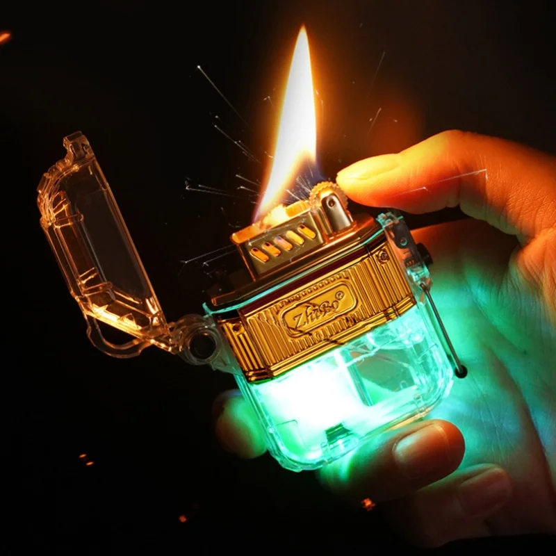 ZB806 New Luminous Quicksand Lighter Tiktok Personality Creativity Fluorescent Transparent Retro Lighter
ZB806 New Luminous Quicksand Lighter Tiktok Personality Creativity Fluorescent Transparent Retro Lighter