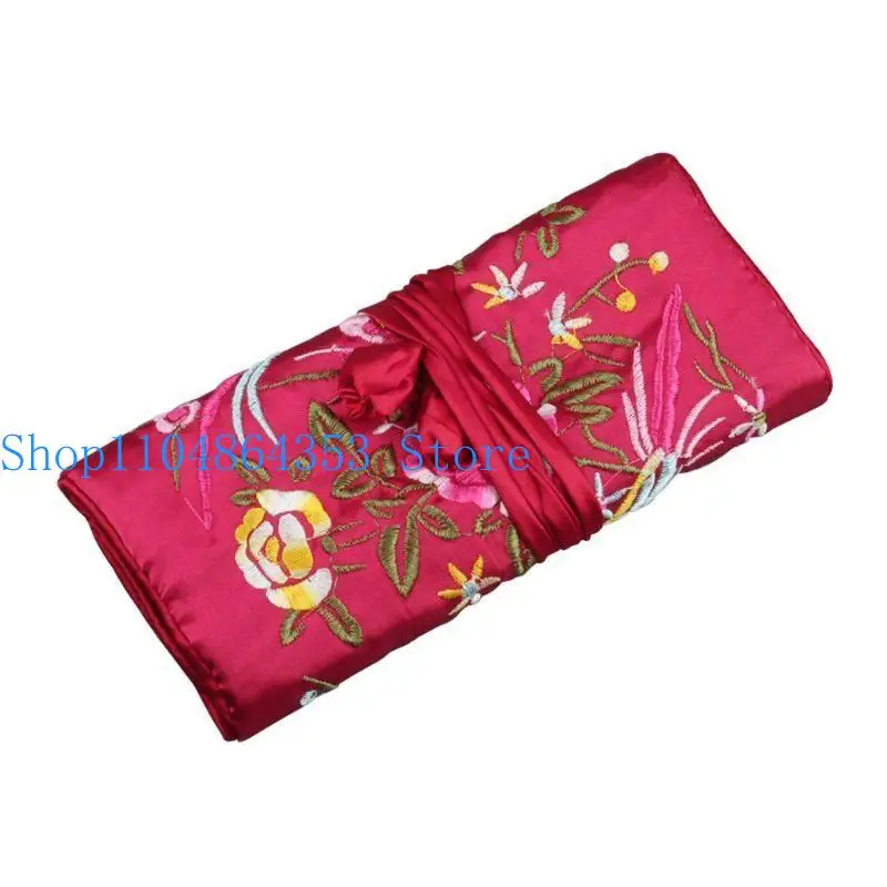 652F Silk Brocade Jewelry Roll Wrap Gift Bags Coin Purse Embroidered Candy Bag
652F Silk Brocade Jewelry Roll Wrap Gift Bags Coin Purse Embroidered Candy Bag
