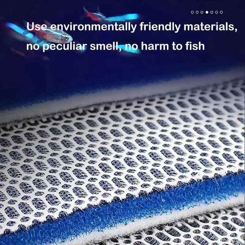 8D Non adhesive 40x50x2cm High Density Filtration Pad for Fish Tank Aquarium Filter Media Sponge Reusable
8D Non adhesive 40x50x2cm High Density Filtration Pad for Fish Tank Aquarium Filter Media Sponge Reusable