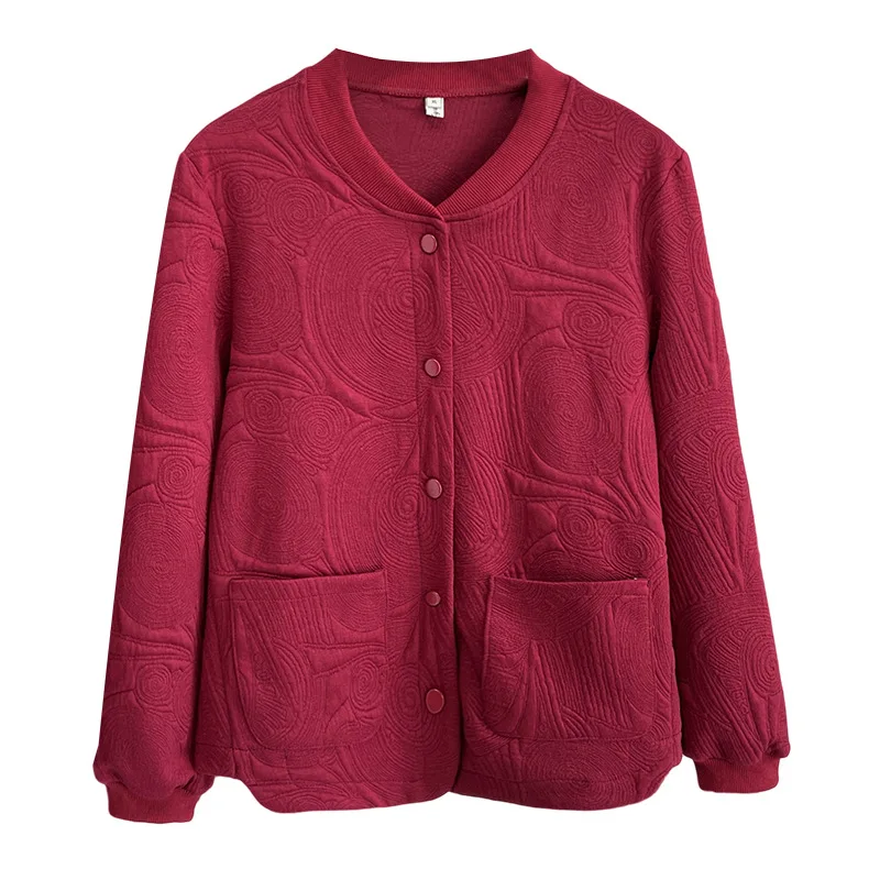 Женская куртка больших размеров, новая осенняя повседневная куртка для людей среднего и пожилого возраста, модное пальто с бейсбольным воротником 352
Женская куртка больших размеров, новая осенняя повседневная куртка для людей среднего и пожилого возраста, модное пальто с бейсбольным воротником 352