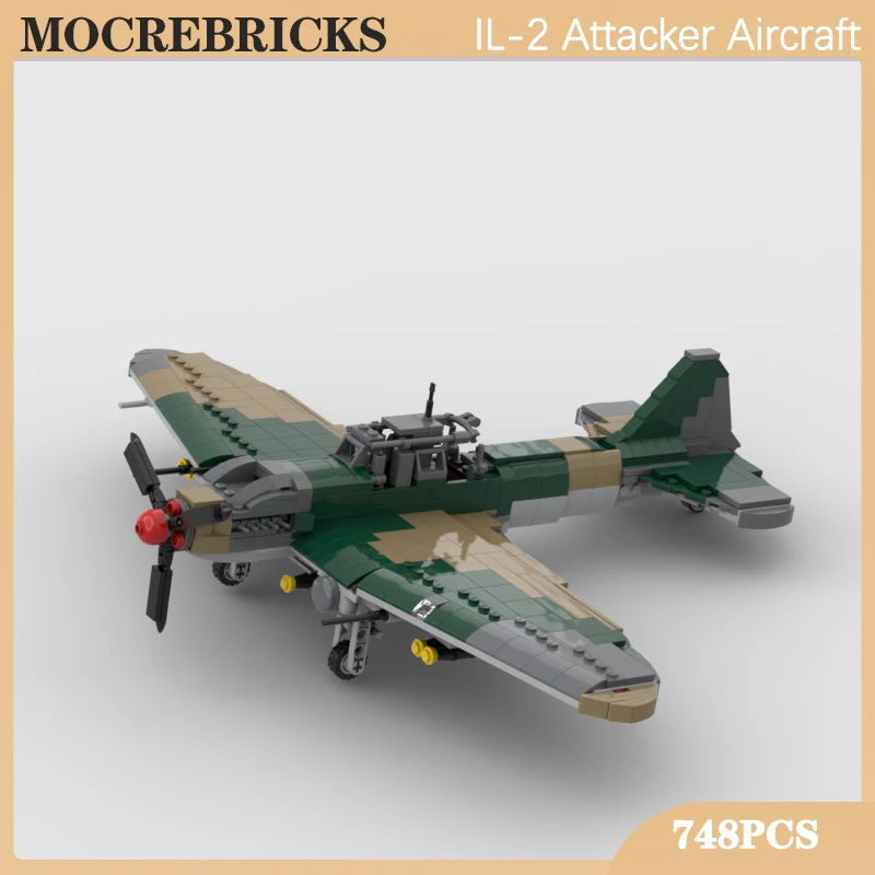 Military Building Block Series WW II Fighter IL-2 Attacker Aircraft Kid DIY Bricks Toy Model Children Xmas Gifts
Military Building Block Series WW II Fighter IL-2 Attacker Aircraft Kid DIY Bricks Toy Model Children Xmas Gifts