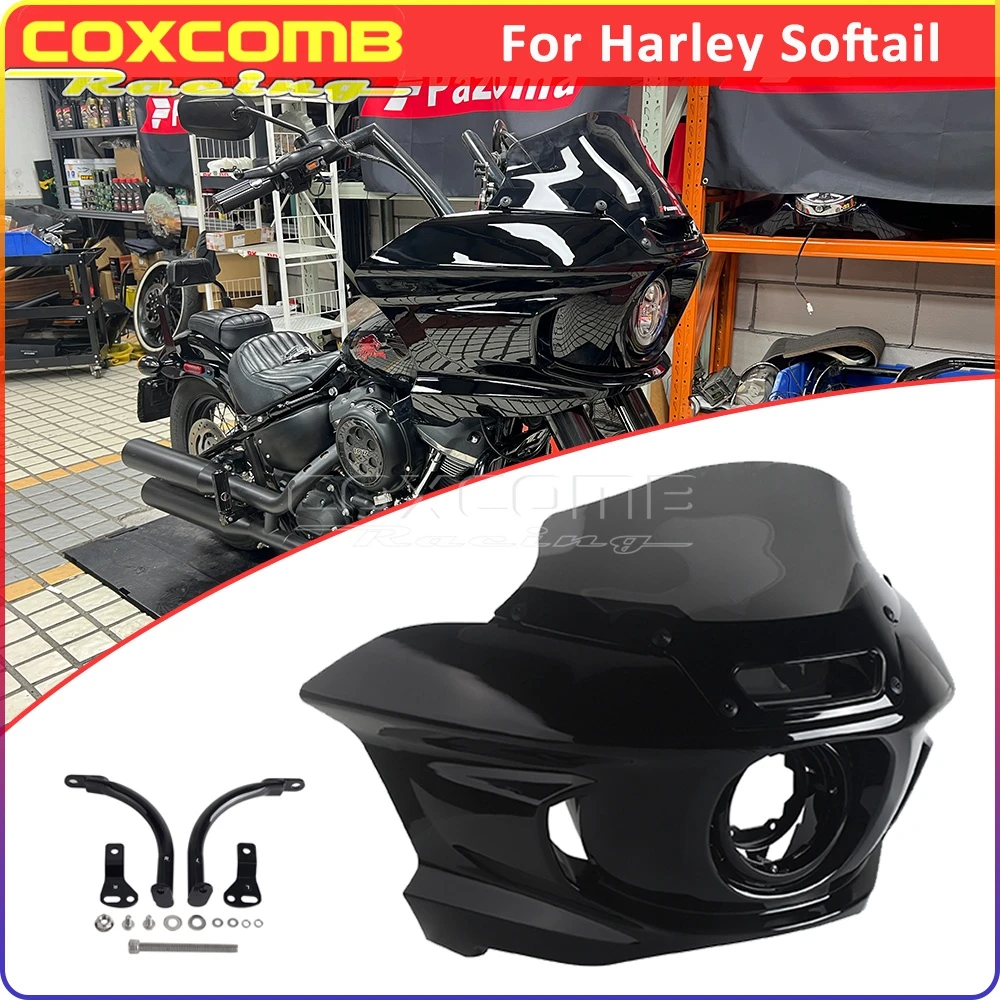 Для Softail Harley Street Bob FXBB FXBBS Low Rider FXLR FXLRS передняя маска мотоцикла лобовое стекло 5,75 "обтекатель фары 
Для Softail Harley Street Bob FXBB FXBBS Low Rider FXLR FXLRS передняя маска мотоцикла лобовое стекло 5,75 "обтекатель фары