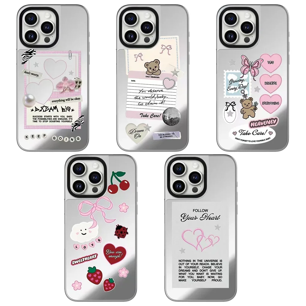 Follow Your Heart Silver Border Mirror Surface IPhone 12 13 14 15 16 Pro Max Case - Protective IPhone Case with MagSafe
Follow Your Heart Silver Border Mirror Surface IPhone 12 13 14 15 16 Pro Max Case - Protective IPhone Case with MagSafe