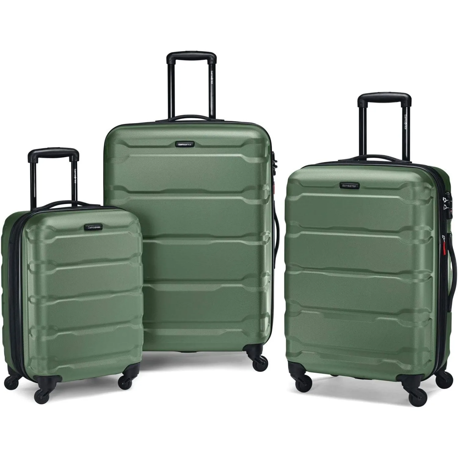 PC Hardside Expandable Luggage with Spinner Wheels, 3-Piece Set (20/24/28), Army Green
PC Hardside Expandable Luggage with Spinner Wheels, 3-Piece Set (20/24/28), Army Green