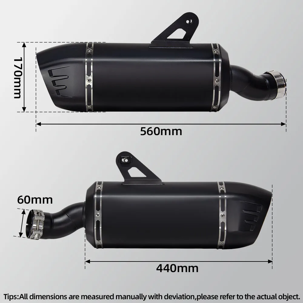 Motorcycle Exhaust Giant Shield Stainless Slip on Line Muffler Pipe 60mm For BMW R1300GS ADV 2024 R1300 GS Adventure 2025
Motorcycle Exhaust Giant Shield Stainless Slip on Line Muffler Pipe 60mm For BMW R1300GS ADV 2024 R1300 GS Adventure 2025