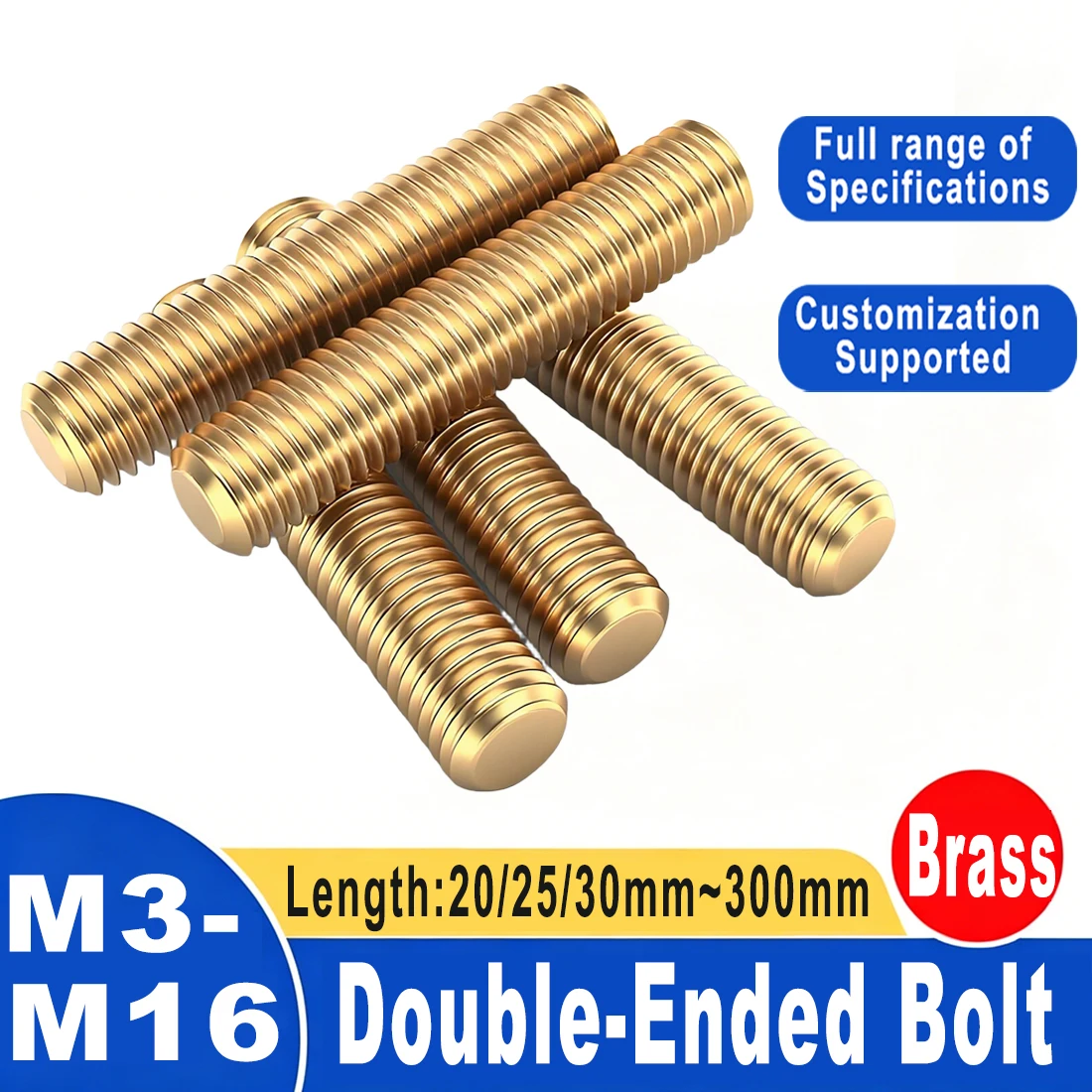 1Pcs Brass Thread Rod M2 M2.5 M3 M4 M5 M6 M8 M10 M12 M14 M16 M18 M20 Solid Metric Full Thread Shaft Rod Bar Stud
1Pcs Brass Thread Rod M2 M2.5 M3 M4 M5 M6 M8 M10 M12 M14 M16 M18 M20 Solid Metric Full Thread Shaft Rod Bar Stud