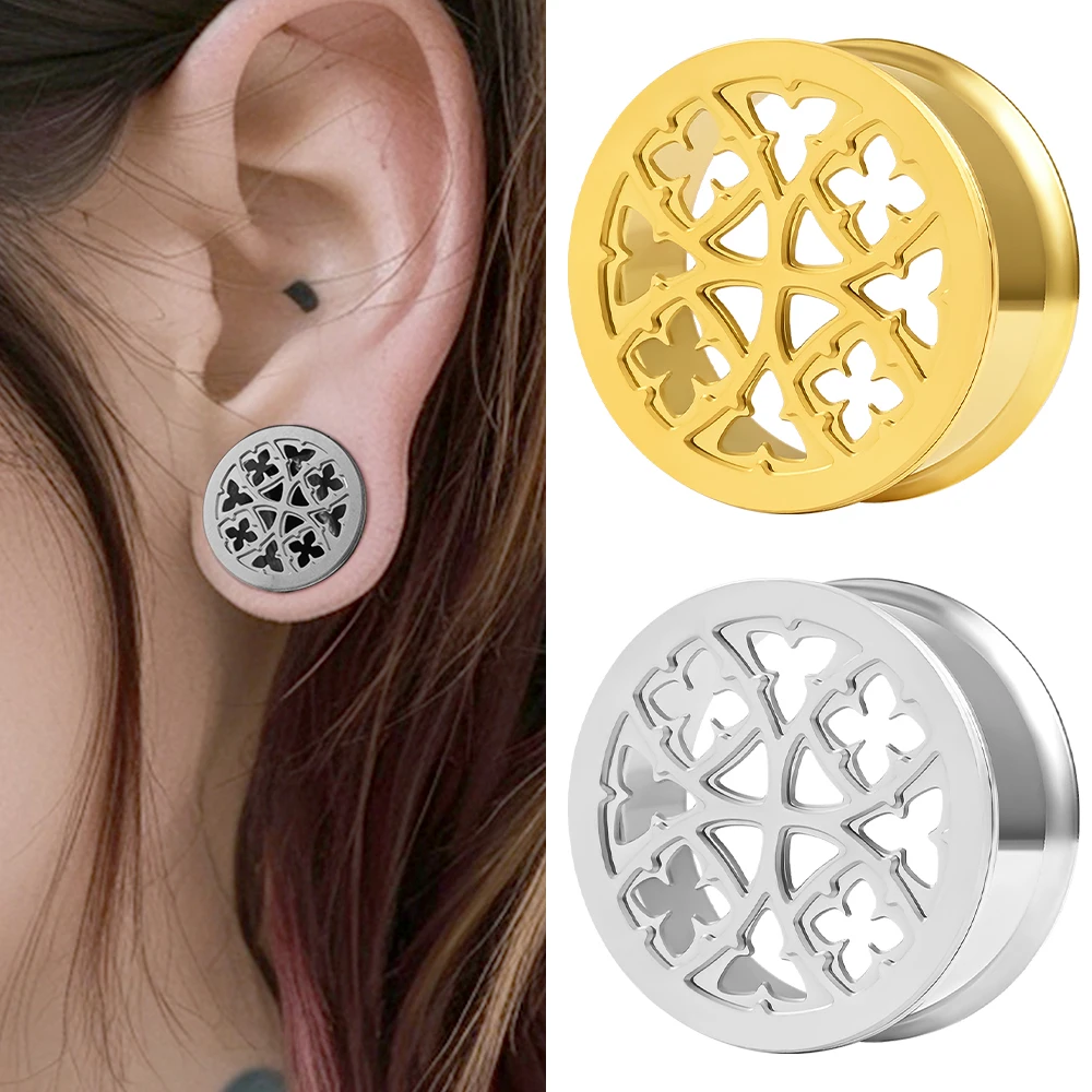 Doearko 2PCS Classic gauges Ear Plugs Tunnels Hypoallergenic 316 Stainless Steel Ear Gauges 8mm-19mm Body Piercing Jewelry
Doearko 2PCS Classic gauges Ear Plugs Tunnels Hypoallergenic 316 Stainless Steel Ear Gauges 8mm-19mm Body Piercing Jewelry