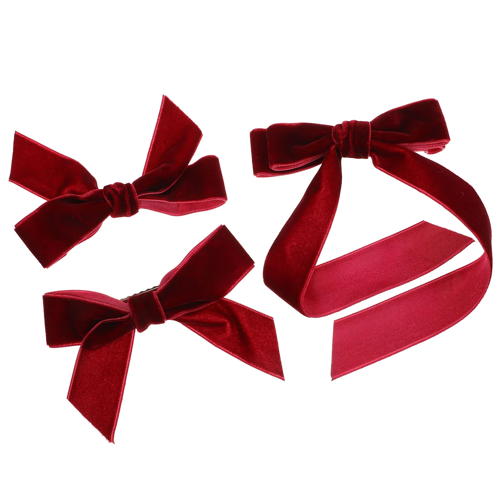 3 pcs Accessories Bobby Pins Decorative Top Red Fabric Baby Girls Velvet Bow Clips Bows Claw Clips Hair Barrettes for Hair
3 pcs Accessories Bobby Pins Decorative Top Red Fabric Baby Girls Velvet Bow Clips Bows Claw Clips Hair Barrettes for Hair