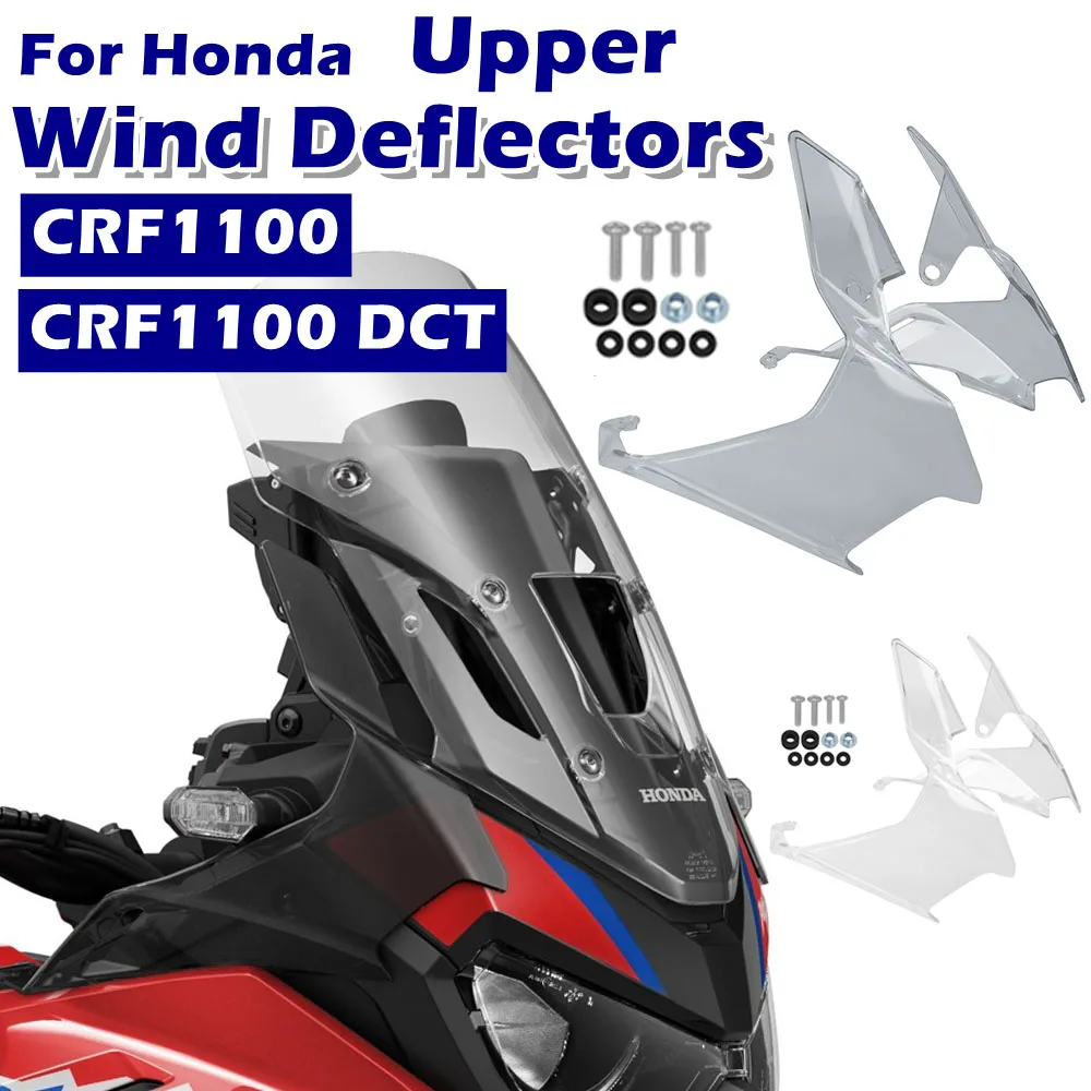 For Honda CRF1100 DCT Africa Twin CRF 1100 2024 2025 Motorcycle Upper Wind Deflectors Side Windshield Windscreen Panel Cover
For Honda CRF1100 DCT Africa Twin CRF 1100 2024 2025 Motorcycle Upper Wind Deflectors Side Windshield Windscreen Panel Cover