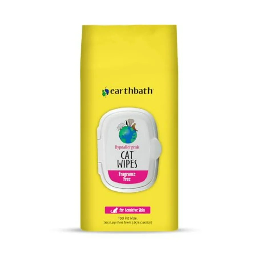 Hypo-Allergenic Grooming Wipes - Fragrance Free Aloe Vera, Vitamin E, Gentle on Sensitive Skin, Good for Dogs and Cats - Handil
Hypo-Allergenic Grooming Wipes - Fragrance Free Aloe Vera, Vitamin E, Gentle on Sensitive Skin, Good for Dogs and Cats - Handil