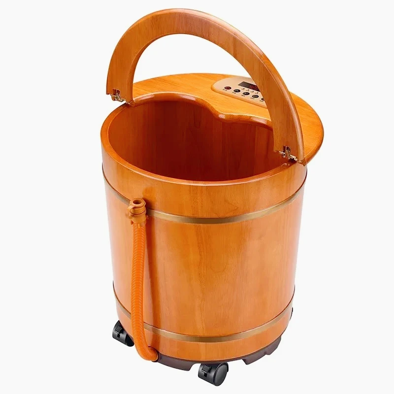 Foot bucket, electric massage household foot bath, fully automatic heating constant temperature calf smart wooden bucket
Foot bucket, electric massage household foot bath, fully automatic heating constant temperature calf smart wooden bucket